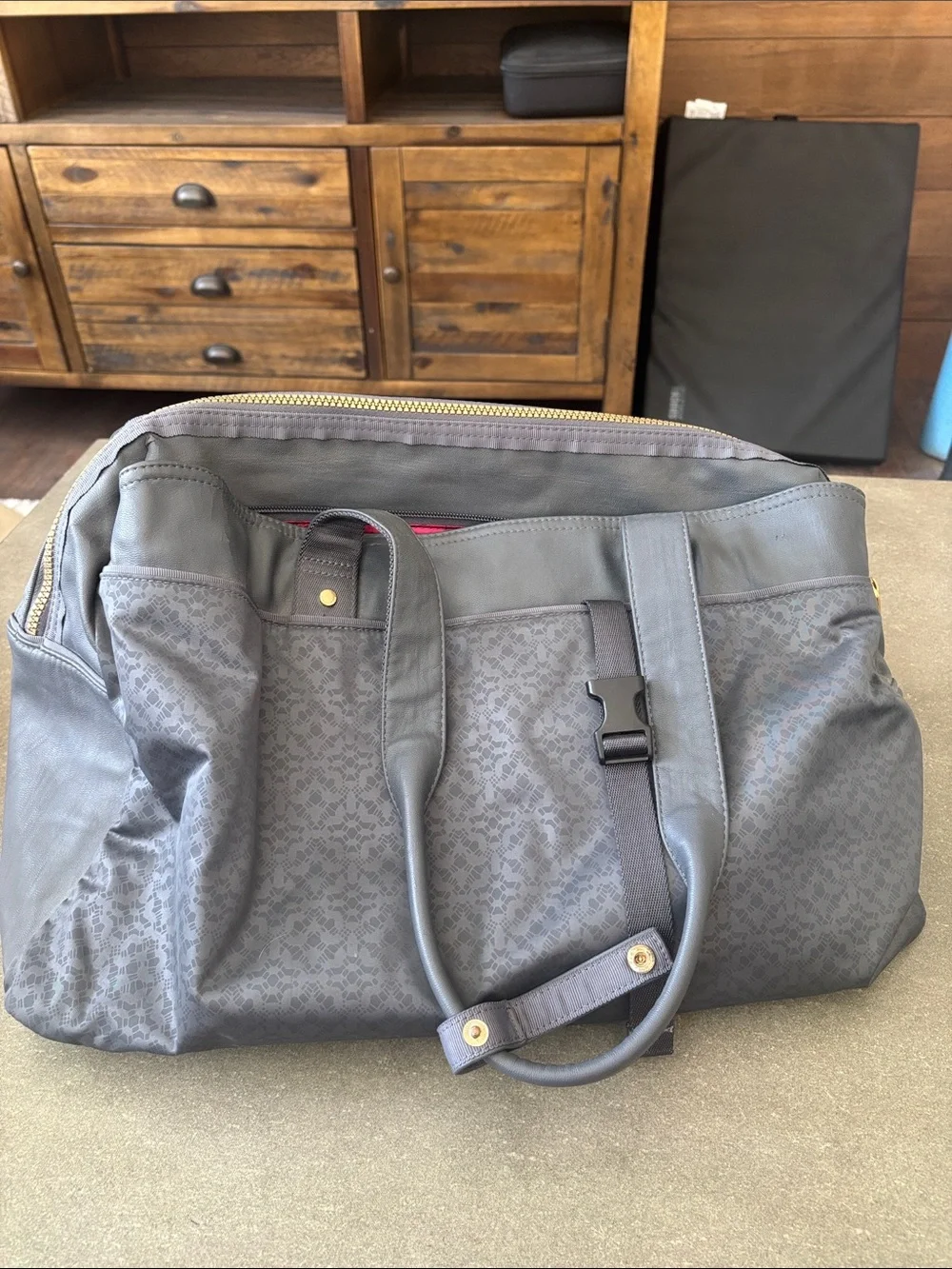 lululemon athletica Gray Duffel Tote
